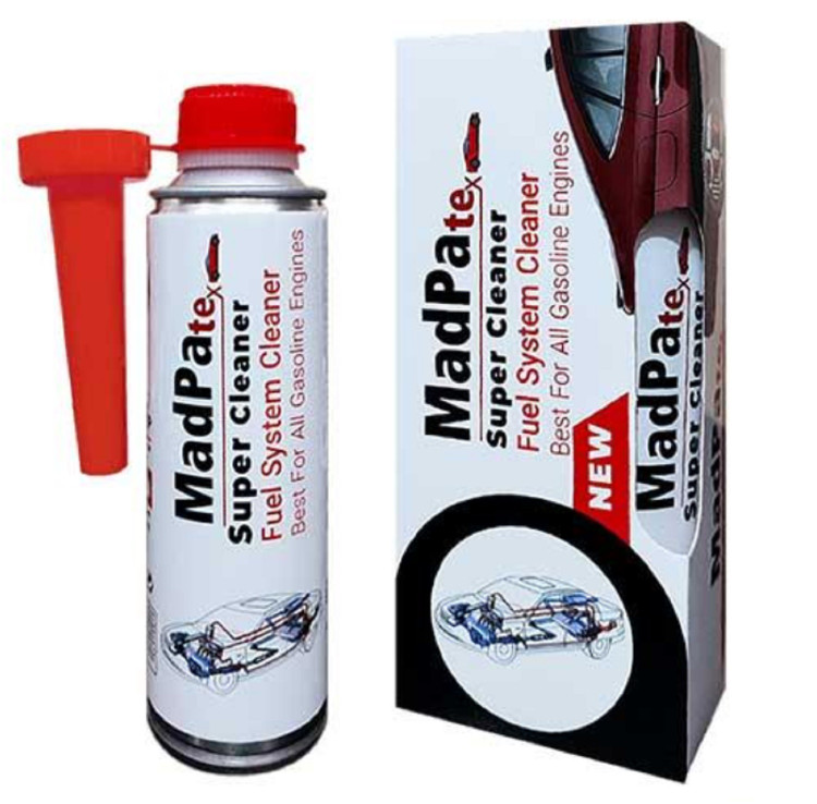 سوپر کلینر مدپاتکس تمیز کننده باک بنزین و تمیز کننده پمپ بنزین و تمیز کننده مسیر سوخت رسانی