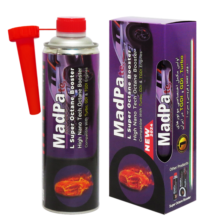 مکمل سوخت و اکتان مدپاتکس لارج سوپر اکتان بوستر 480 میلی لیتر